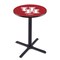 Holland Bar Stool Co 42" Blk Wrinkle Houston Pub Table, 36" dia. Top L211B4236Houston - alternate 1