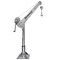 Oz Lifting Products 1500 lbs. Stainless Steel Davit Crane w/ stainless steel brake winch OZSS1500DAV - alternate 2