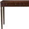Homeroots 43" Brown Solid Wood Writing Desk With Two Drawers 402018 - alternate 2