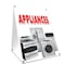 Signmission Appliances, 24 Inch x 18 Inch A-frame Yard Sign, Plastic Sign SBC-1824-Appliances - alternate 1