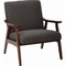 Ave 6 Collection: Davis Arm Chair, Wood Back, 26-1/2 in W 28-1/2" L 32-1/4" H, Fixed Arms, Fabric Seat DVS51-K26 - alternate 1