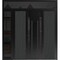 Vdomdoors Aluminum Double Doors Dekton 0163 Ardesia Nero 1 Sidelight and Top Transom Entry Door Painted (W86x DEKTON0163DEXD-ARD-W72+14xH96+16-RH-I - alternate 1