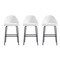 Manhattan Comfort Gracie Barstool in White and Black - Set of 3 3-BS022-BWH - alternate 3