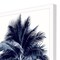 Homeroots Palm Tree Blue I White Framed Print Wall Art 526993 - alternate 2