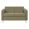 Office Star Products Pacific Love Seat, Sea Green PAC52-S126 - alternate 2