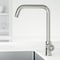 Vigo Cass Industrial Single Handle Kitchen Bar Faucet in Stainless Steel VG02040ST - alternate 3
