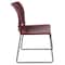 Flash Furniture Burgundy Plastic Stack Chair RUT-238A-BY-GG - alternate 5