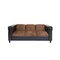 Homeroots 72" Brown Chenille Sofa With Black Legs 530479 - alternate 3