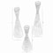 Fabulaxe Marble Resin Candle Holders - Pack of 18 Gray Decorative Taper Candlesticks for Home Decor,  QI004063.GY.6 - alternate 3