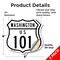 Signmission Washington Route Marker Shield Sign Us 1, 6 inch X 6 inch, Vinyl Decal, 2PK SHI-D-2PACK-6-475 - alternate 2