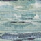 Homeroots 8' X 10' Sage Teal Blue And Navy Blue Abstract Washable Indoor Outdoor Area Rug 612482 - alternate 4