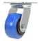Vestil Elastic Rubber Swivel Caster 4 In. Diameter x 2 In. Width 550 Lb. Capacity Blue/Black CST-BB-4X2ER-S - alternate 1