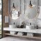 Apollo Tile Mirage 12x12 Warm Beige White Marble Mosaic Floral Wall and Floor Tile (5.04 sq ft/case), 5PK APLSAH88W03A - alternate 1