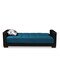 Homeroots 87" Blue Microfiber Sleeper Sofa And Toss Pillows With Brown Legs 607090 - alternate 3