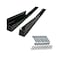 Mytee Products 3.5inx4inx45in Black Fifth Wheel Frame Ramps w/ 4in Rise for Semi Trucks Set of 2 FWFR-445 - alternate 1