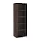 Manhattan Comfort Rivington 28in Open Bookcase in Dark Walnut - Set of 3 3-BC003-BR - alternate 3