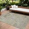 Homeroots 10' X 14' Beige Gray And Green Floral Washable Indoor Outdoor Area Rug 604065 - alternate 1