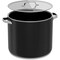 Bakkenmaster 12.5-Qt Ceramic Coated Stock Pot with Lid, Nonstick, Oven Safe, PTFE and PFAS Free, Black BKCRSTKPTBL312KK - alternate 1