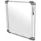 Ghent Dry Erase Board, Plastic, 27 7/8 in, 27 7/8 in, Aluminum Frame, White, Matte NEX101TM - alternate 1