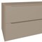 Homeroots 40" Taupe Wood Floating Bathroom Vanity With White Sink And Two Drawers 624125 - alternate 2