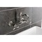 Kingston Brass Two-Handle Wall Mount Bridge Kitchen Faucet, Polished Nickel KS3256BL - alternate 3