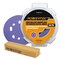 Powertec 5in Hook & Loop Sanding Discs, Zirconia, 40/60/80/120/220 Grit, 50PK & Abrasive Cleaning Stick 45301ZN - alternate 1