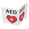 Cubix Safety Transforming, 3D, AED Wall Sign Flex3DWS - alternate 2