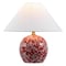 Jonathan Y Felice 17.25" Modern Cottage Floral Ceramic Globe LED Table Lamp, Red/White JYL5508B - alternate 1