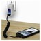 Tripp Lite Lightning to USB Sync/Charge 1ft Coiled 4ft Extended iPhone iPad M100-004COIL-BK - alternate 1