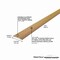 M-D Building Products 1-1/4 In. X 72 In. Oak Aluminum METAL DECOR Seam Binder w/ Screw Nails 40134 - alternate 4