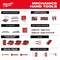 Milwaukee Tool Bit Socket, 1/4" Drive, Chrome, S2 Steel 45-34-1106 - alternate 3