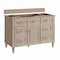 James Martin Vanities Lorelai 48'' S Vanity, Whitewashed Oak w/ Jasmine Pearl Silestone Top w/FreePower Wireless Charger 424-V48-WWO-FEJP - alternate 2