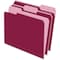 Pendaflex FOLDER, FILE, LTR, 1/3, BY/LTBY, 100PK 15213BUR - alternate 1