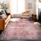 World Rug Gallery Vintage Inspired Machine Washable Non Slip Area Rug 7 ft 7 in x 9 ft 6 in Red 6029RED8X10 - alternate 2