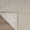 Homeroots 6' Ivory And Silver Square Geometric Indoor Outdoor Area Rug 552351 - alternate 2