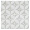 Apollo Tile Lucenza 12x12 in. Misty Gray Matte Recycled Glass Petal Mosaic Tile (10.6 sq ft/case) 10PK APLGIO88RNGCLOA - alternate 1