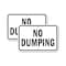 Signmission No Dumping, 18'' X 24'' 2 Signs, Heavy Gauge Aluminum, 2PK A-1824-2PACK-2797 - alternate 1