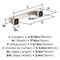 Amerock Hybridize 3-3/4 inch (96mm) Center-to-Center Satin Nickel Cabinet Pull, 10PK 10VMP37061G10 - alternate 4