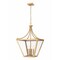 Z-Lite Montalcino Rubbed Brass 4 Light Chandelier 1961-4C-RB - alternate 1