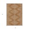 Homeroots 3' X 5' Copper And Beige Geometric Washable Indoor Outdoor Area Rug 598610 - alternate 3