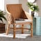 Bali & Pari Carolyn Bohemian Light Honey Rattan Dining Chair 250-13944-ZORO - alternate 3