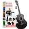 Pyle Beginner Acoustic Guitar Kit, 1/2 Junior Size All Wood Instrument with Full Accessory Kit, Picks PGACLS40BKMT - alternate 1