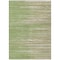 Homeroots 3' X 5' Green Beige And Ivory Striped Washable Indoor Outdoor Area Rug 597235 - alternate 4