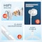 Delton USB Wired Computer Headset/Headphone with Microphone, White 10E - alternate 4