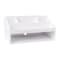 Martha Stewart Weston Wooden Desktop Organizer Caddy W/ Open Lower Storage Compartment, Engineered Wood, White LY-E20615-WH-MS - alternate 1