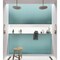 Apollo Tile Sky Blue 11.8 in x 11.8 in Glass Matte Floor and Wall Mosaic Tile 9.67 sqft/case, 10PK APLA88041M 1X1A - alternate 3