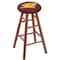 Holland Bar Stool Co Oak Bar Stool, Medium Finish, Central Michigan Seat RC30OSMed - alternate 1