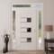 Vdomdoors Front Exterior Prehung Metal-Plastic Door, Manux 8933 White Silk, 2 Side and Top Sidelite Transom,  MANUX8933EXD-WS-W16+32+16xH80+14-RH - alternate 3