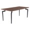 Homeroots 71" Brown and Black Wood and Steel Dining Table 564986 - alternate 3
