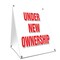 Signmission Under New Ownership, 24 Inch x 18 Inch A-frame Yard Sign, Plastic Sign SBC-1824-Under New Ownership - alternate 1